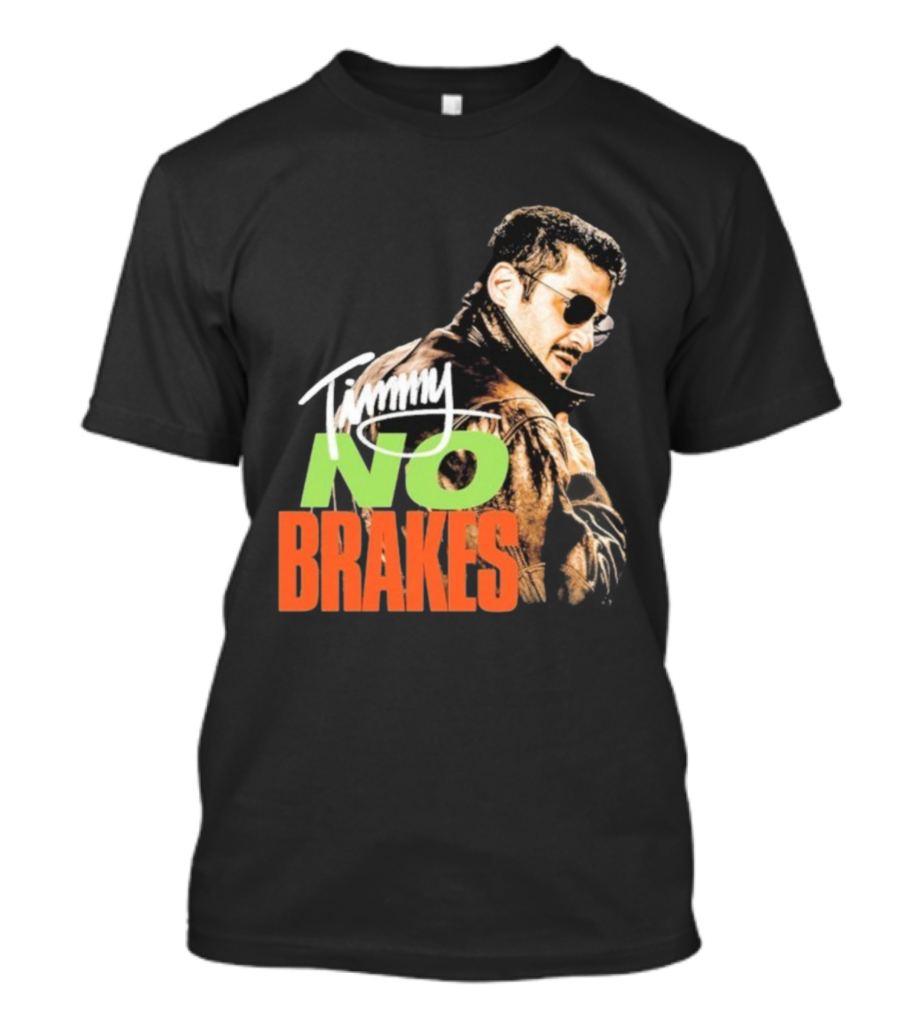 Timmy No Brakes Racing Jacket Sunglasses Style T-Shirt