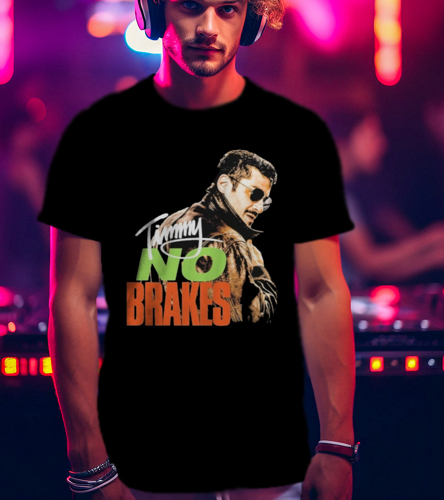 Timmy No Brakes Racing Jacket Sunglasses Style T-Shirt