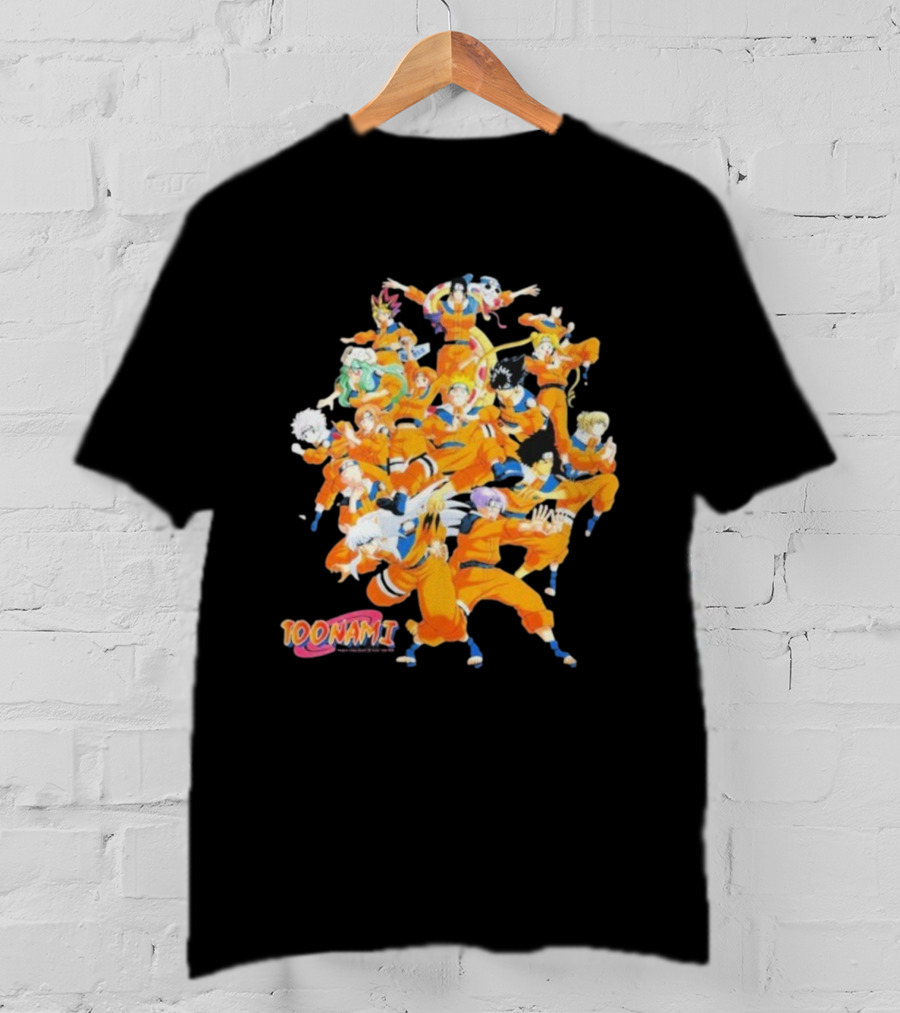 Toonami Cruel.void Shadow Clone Jutsu Anime Character Mashup T-Shirt