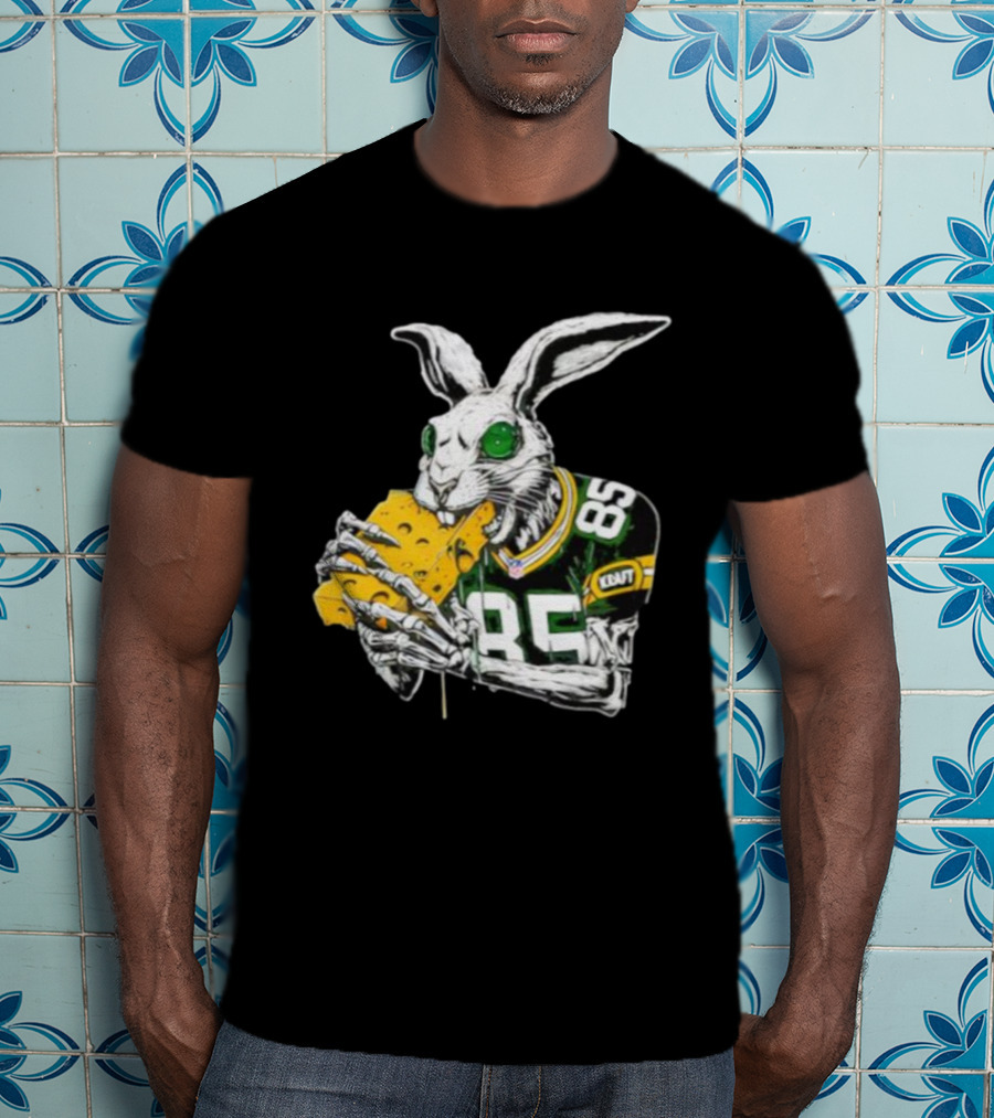 Tucker Kraft Green Bay Packers Rabbit 85 Cheese Eater T-Shirt