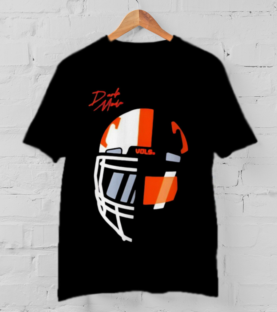 Dark Mode Vols Tennessee Volunteers Football Helmet T-Shirt