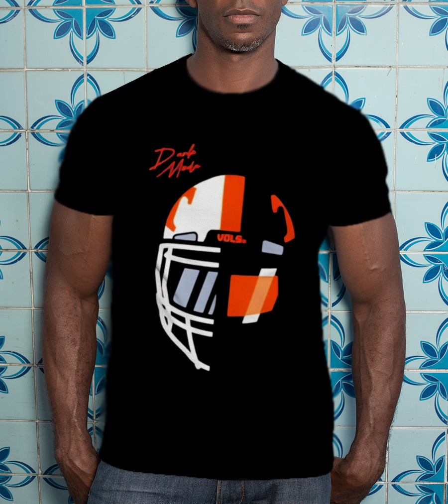 Dark Mode Vols Tennessee Volunteers Football Helmet T-Shirt