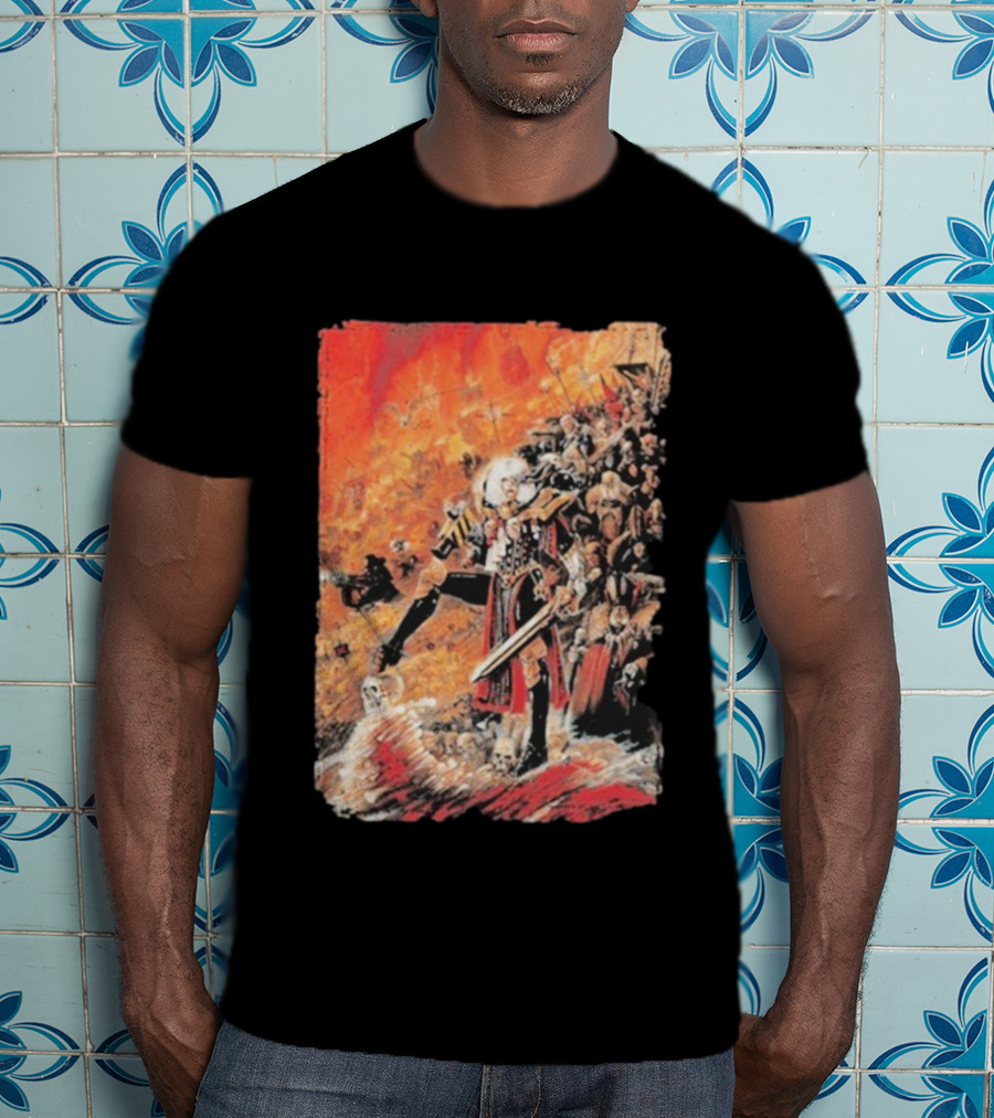 Warhammer Grimdark Canoness Veridyan Battle Scene Fantasy Artwork T-Shirt