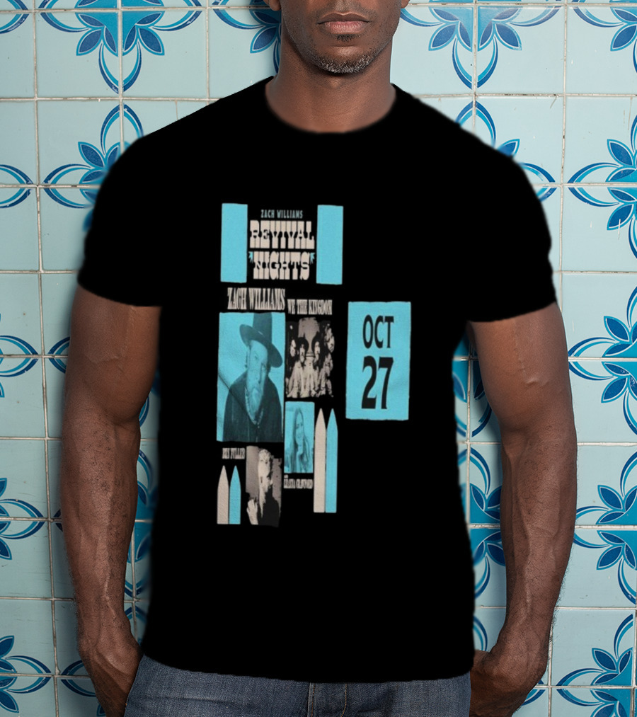 Zach Williams We The Kingdom Revival Nights Red Rocks Oct 27 2025 T-Shirt