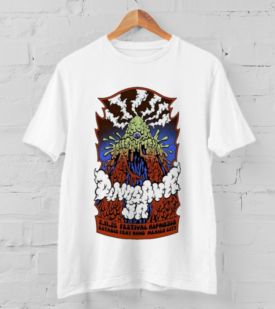 Dinosaur Jr. Festival Hipnosis 2025 Estadio Fray Nano Mexico City 2.11.25 T-Shirt