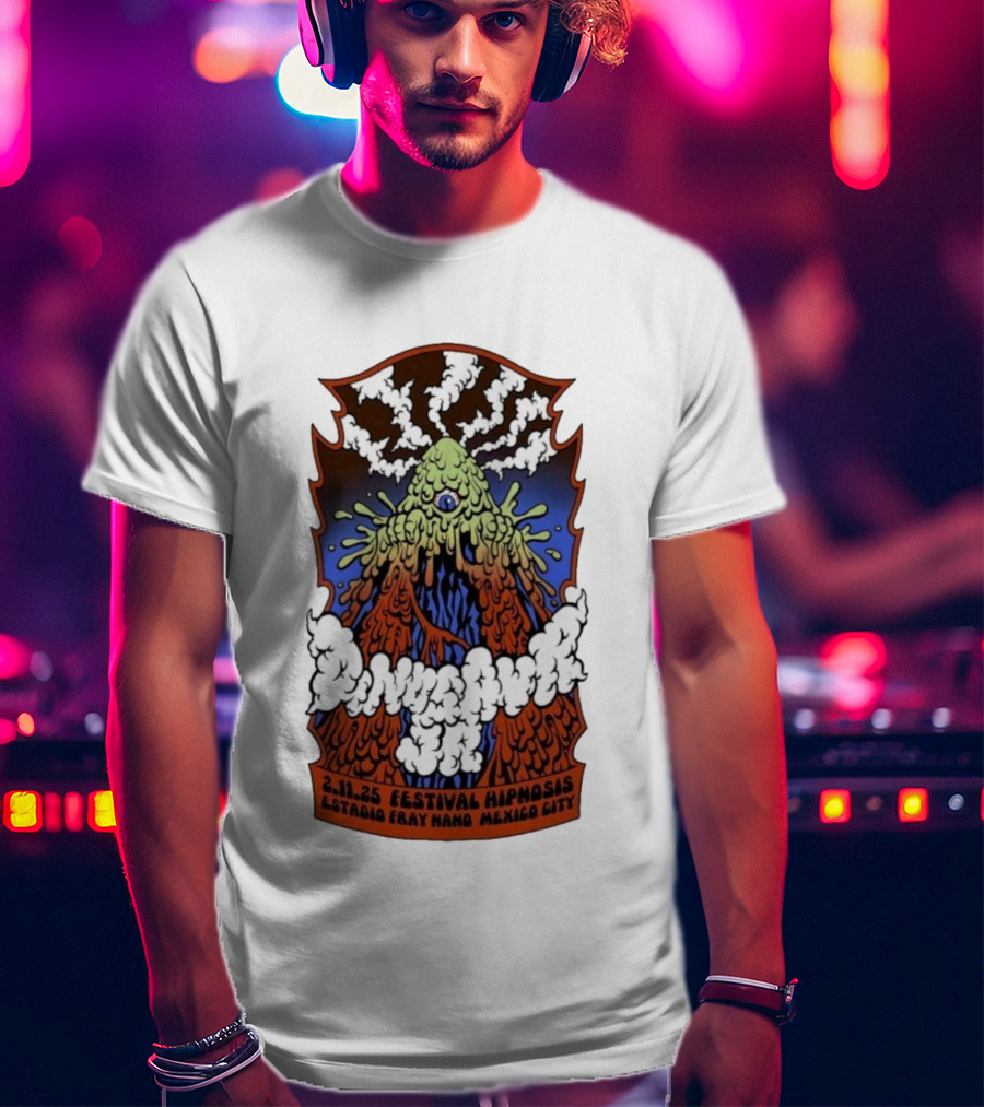 Dinosaur Jr. Festival Hipnosis 2025 Estadio Fray Nano Mexico City 2.11.25 T-Shirt