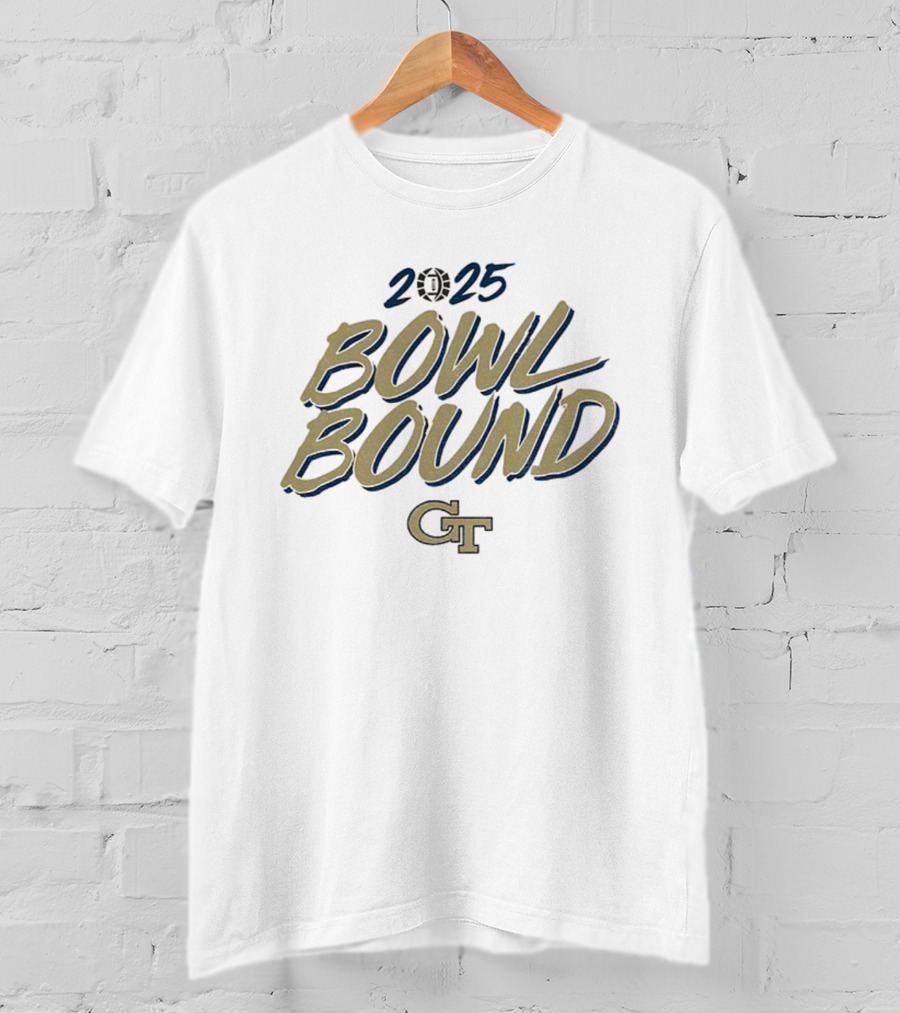 2025 Bowl Bound Georgia Tech Yellow Jackets Football CT T-Shirt