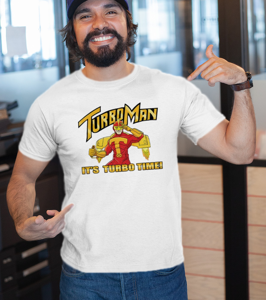 TurboMan It's Turbo Time Heroic Costume Power T-Shirt