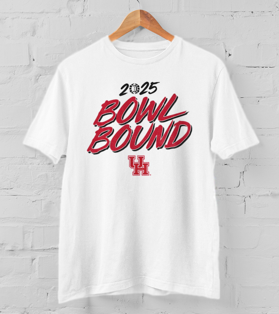 Houston Cougars 2025 Bowl Bound UH Football T-Shirt
