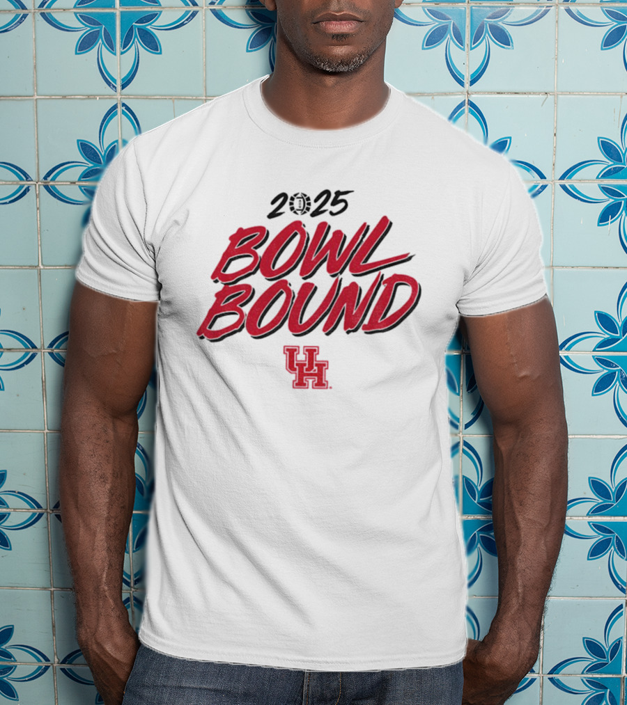Houston Cougars 2025 Bowl Bound UH Football T-Shirt