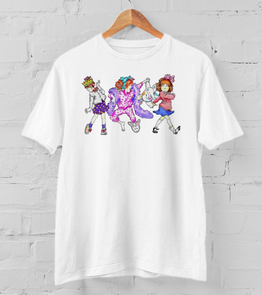 Junie B. Jones Characters In Colorful Outfits With Accessories T-Shirt