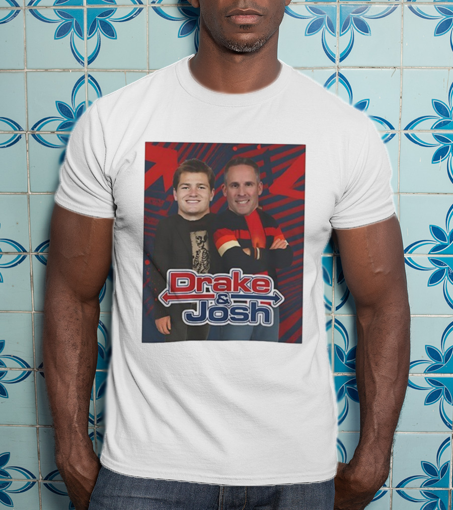 Drake And Josh New England Patriots Maye McDaniels Caricature T-Shirt
