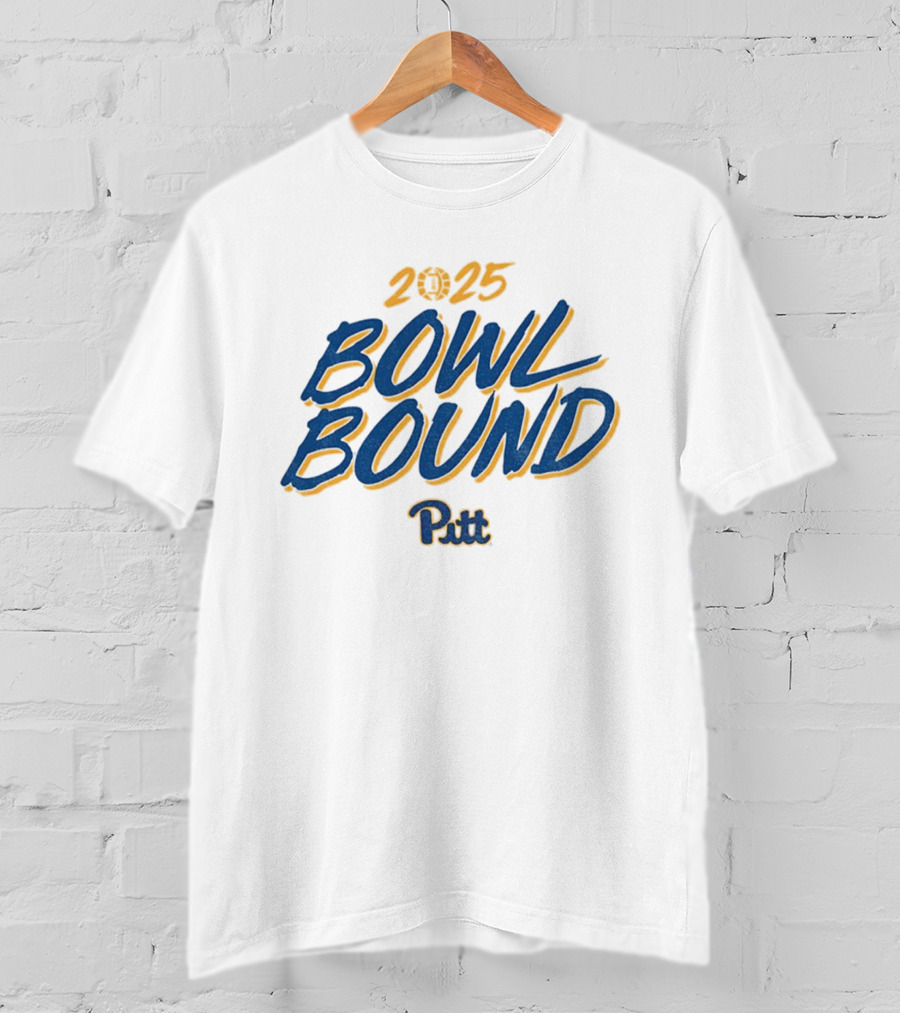 Pittsburgh Panthers 2025 Bowl Bound Pitt Football T-Shirt