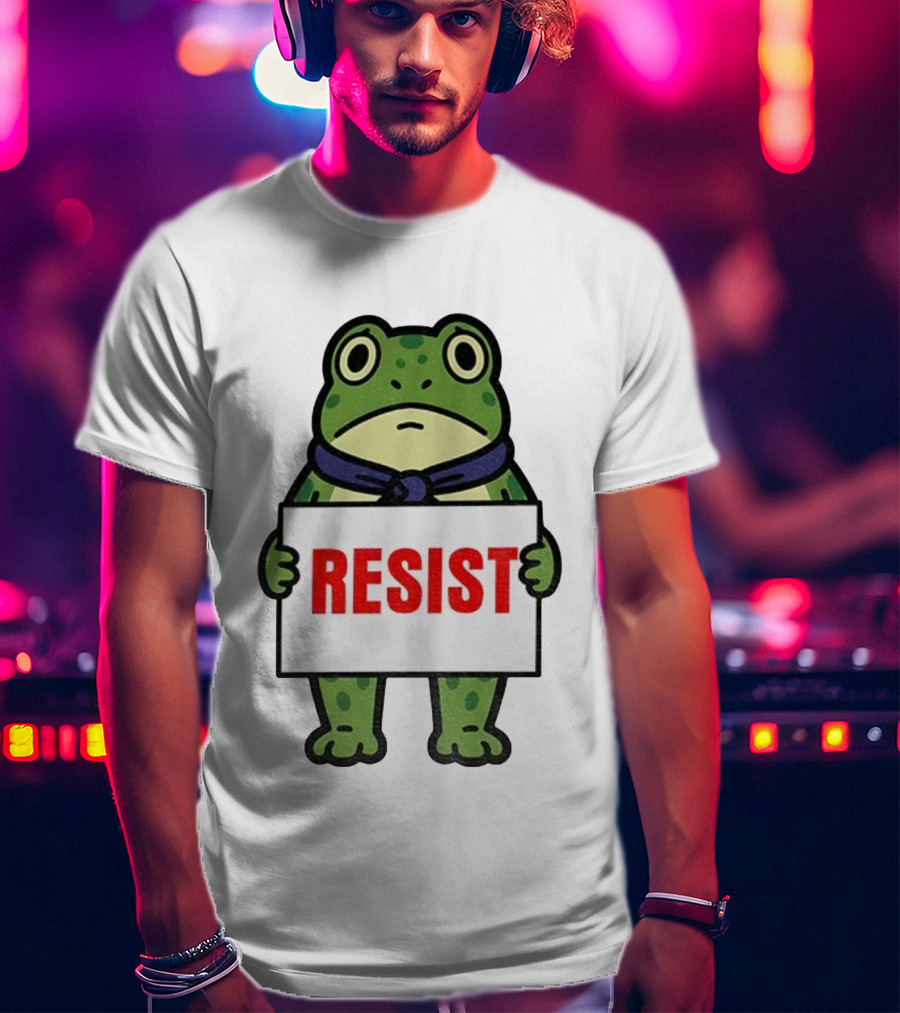 Portland Frog Resist Anti Fascist Trump Democracy Antifa T-Shirt