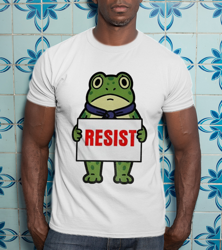 Portland Frog Resist Anti Fascist Trump Democracy Antifa T-Shirt