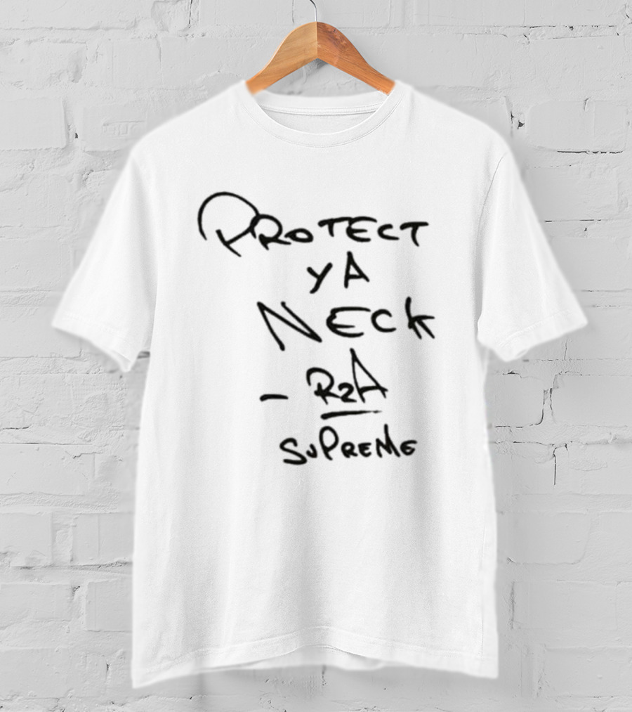 Supreme Wu-Tang Clan Protect Ya Neck RZA Collaboration T-Shirt