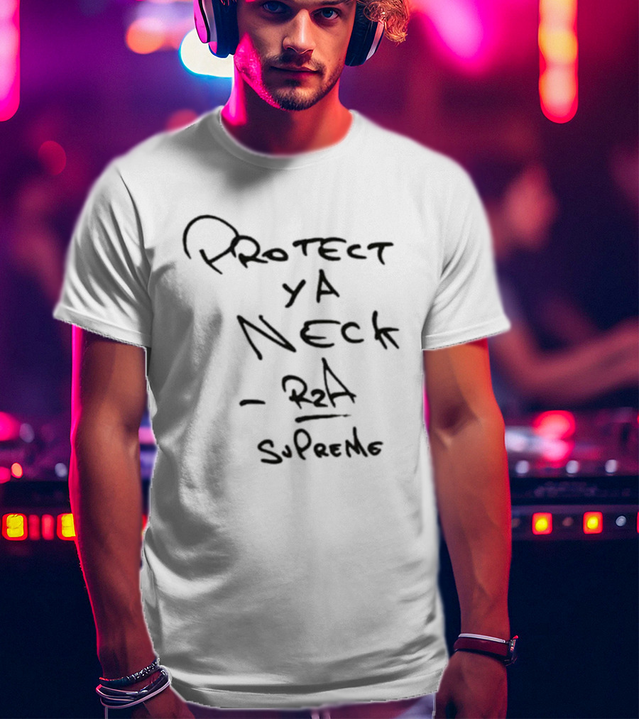 Supreme Wu-Tang Clan Protect Ya Neck RZA Collaboration T-Shirt
