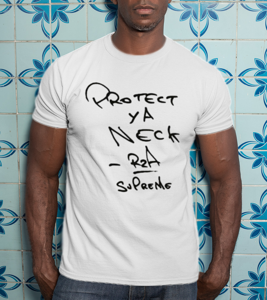 Supreme Wu-Tang Clan Protect Ya Neck RZA Collaboration T-Shirt