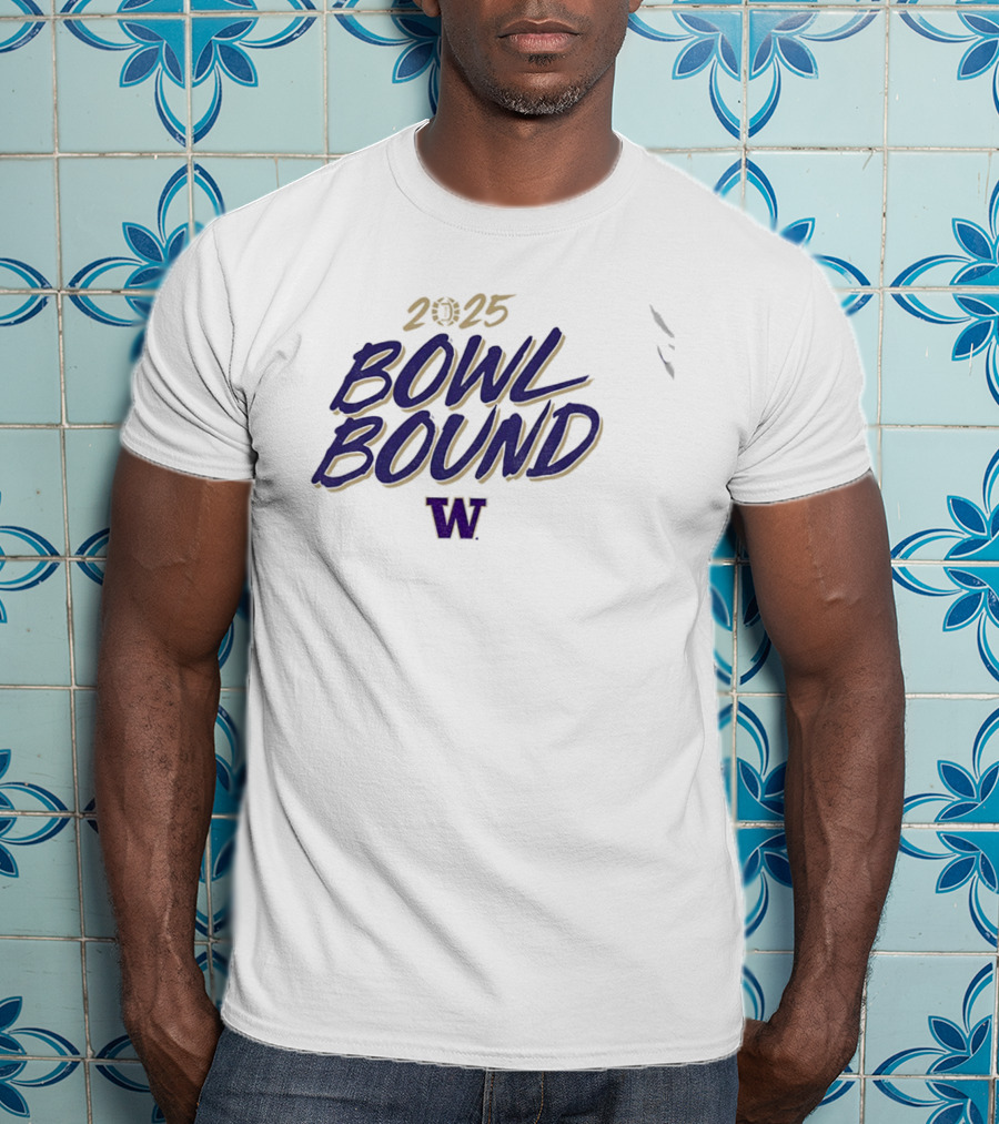 2025 Bowl Bound Washington Huskies Football NFL T-Shirt