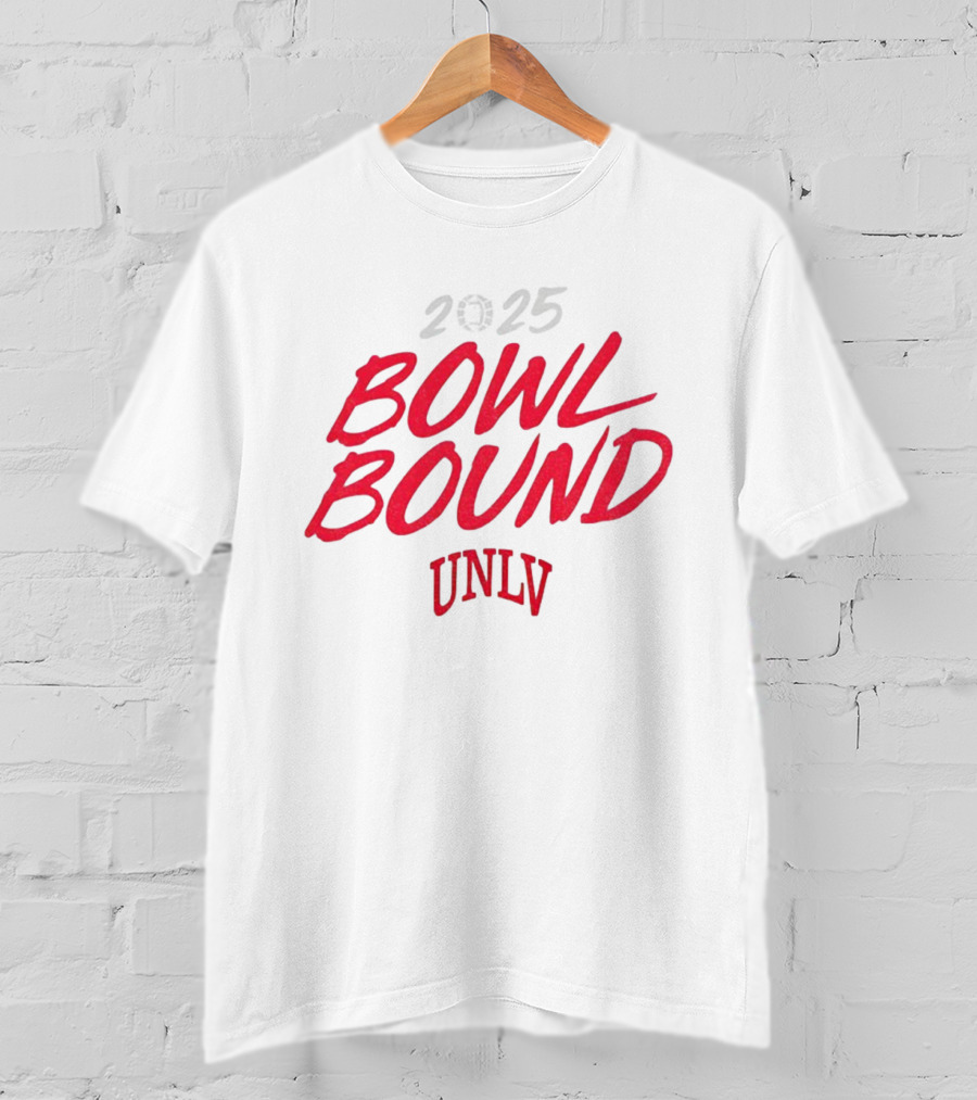 2025 Bowl Bound UNLV Rebels Football T-Shirt