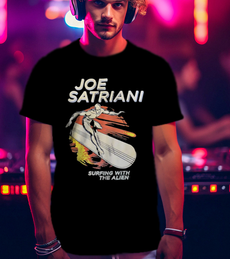 Joe Satriani Surfing With The Alien Cover Art T-Shirt