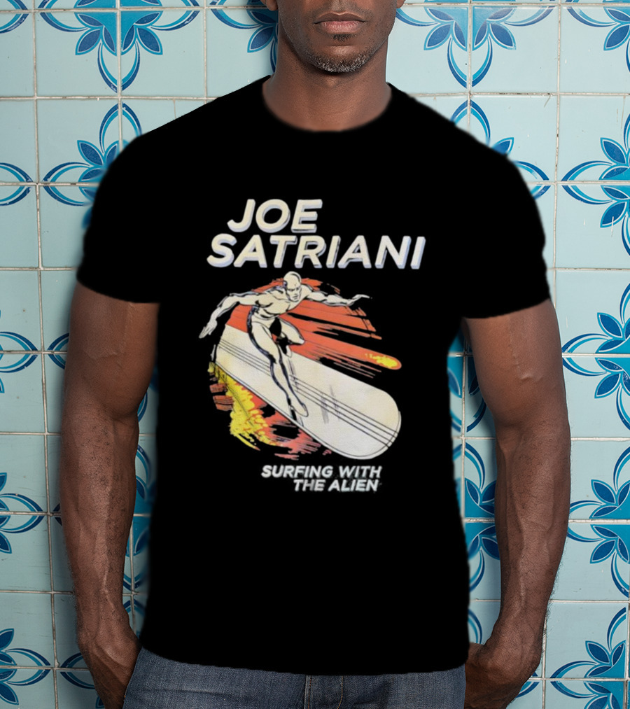 Joe Satriani Surfing With The Alien Cover Art T-Shirt