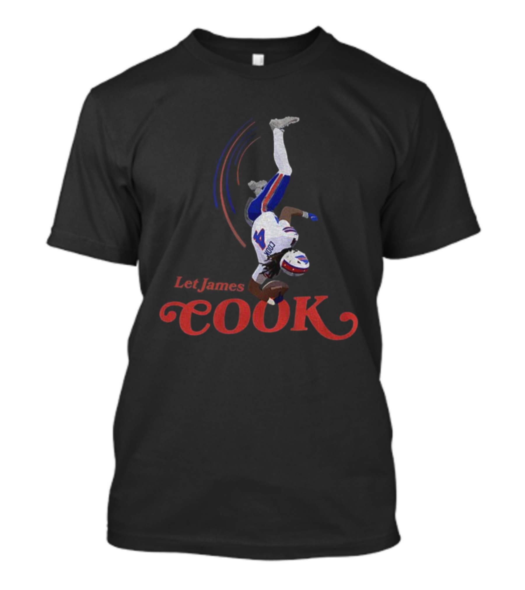 Let James Cook Buffalo Bills Touchdown NFL 2025 Bills Mafia T-Shirt