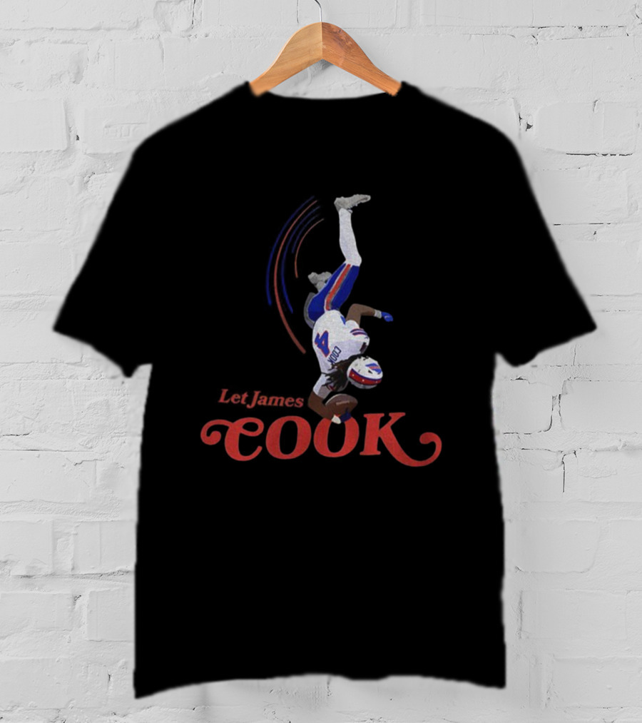 Let James Cook Buffalo Bills Touchdown NFL 2025 Bills Mafia T-Shirt