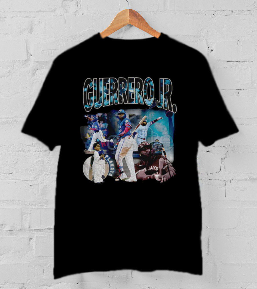 GUERRERO JR Blue Jays Baseball MVP Champions MLB Highlights T-Shirt