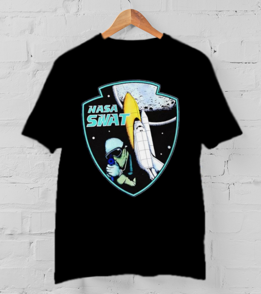 NASA SWAT Moon Mission Space Shuttle Patch T-Shirt