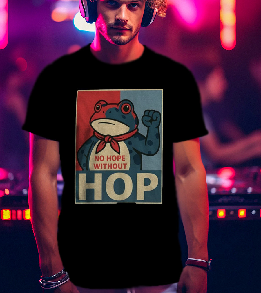 No Hope Without Hop Frog Resist Portland Anti Trump Anti Fascism T-Shirt