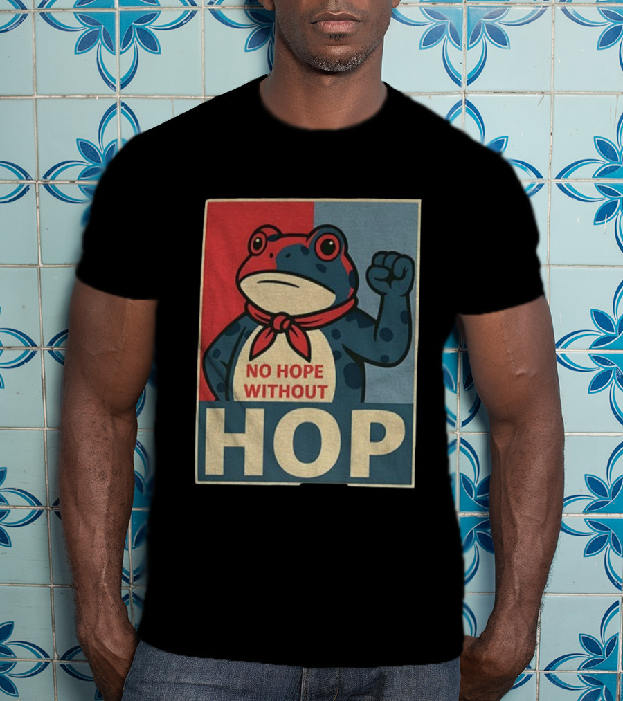 No Hope Without Hop Frog Resist Portland Anti Trump Anti Fascism T-Shirt