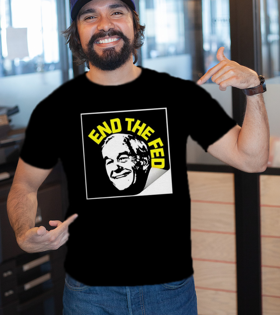 Ron Paul End The Fed Political Campaign Graphic T-Shirt