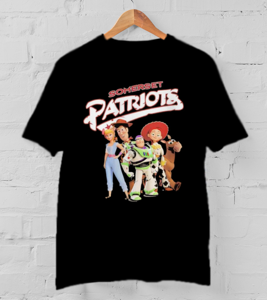 Somerset Patriots Toy Story Buzz Woody Jessie Bo Peep Bullseye T-Shirt