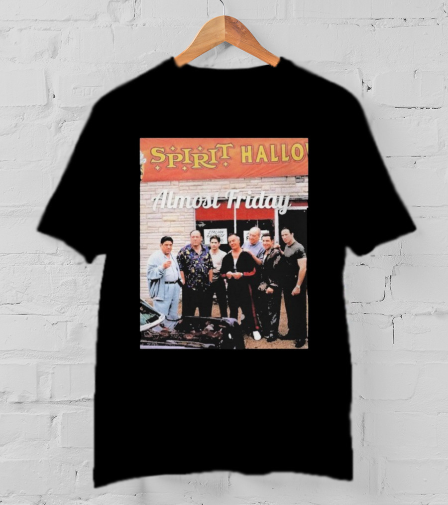 Almost Friday Sopranos Spirit Halloween Italian Eatery T-Shirt