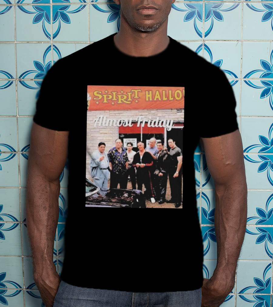 Almost Friday Sopranos Spirit Halloween Italian Eatery T-Shirt