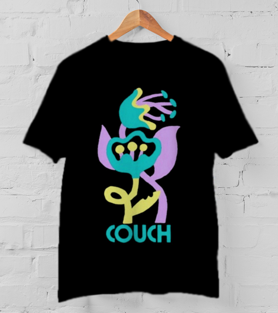 Couch Lily Flower Vibrant Abstract Botanical T-Shirt