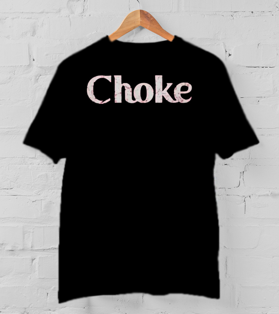 Dua Lipa Choke Marble Text T-Shirt
