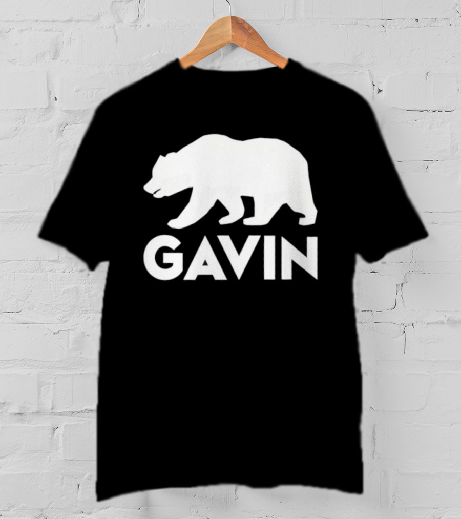 Gavin Newsom Bear California Symbol T-Shirt