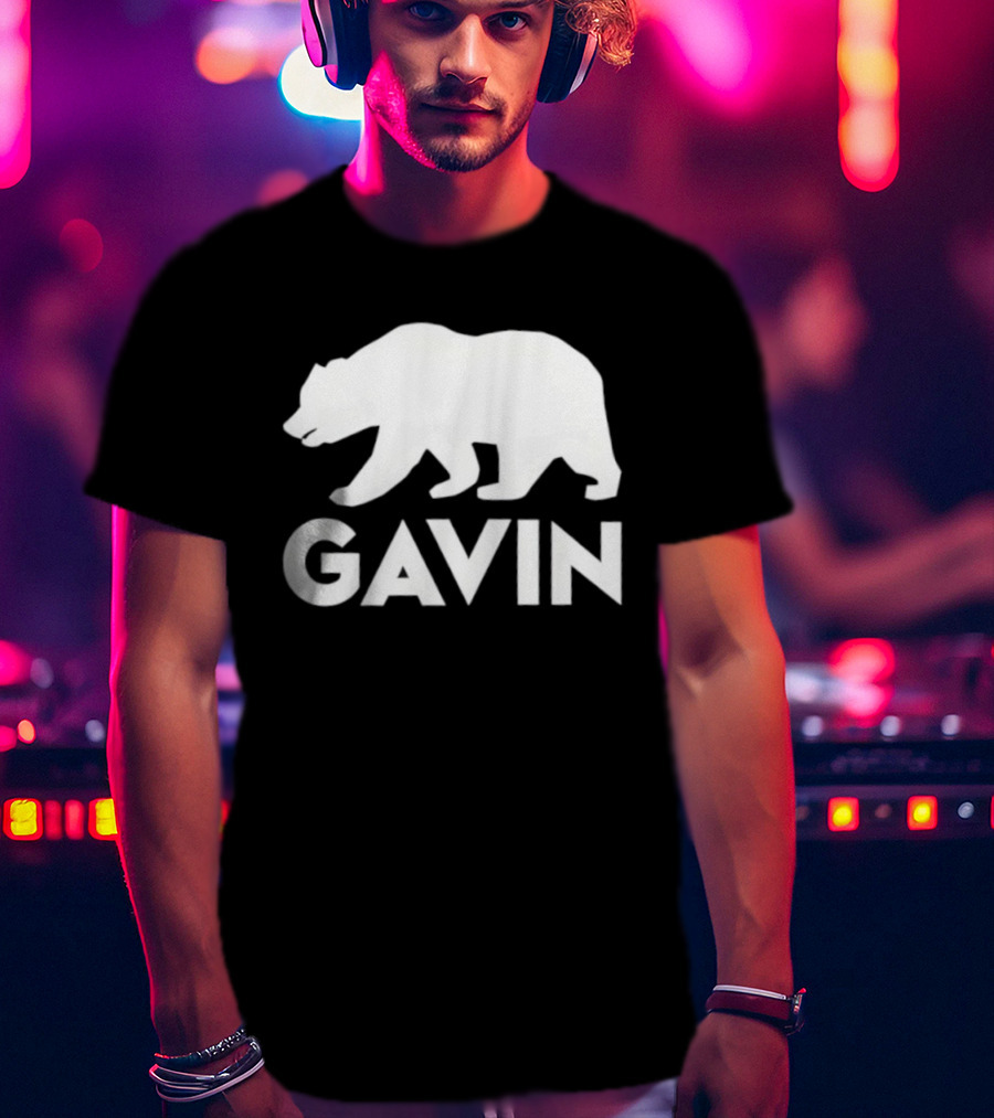 Gavin Newsom Bear California Symbol T-Shirt