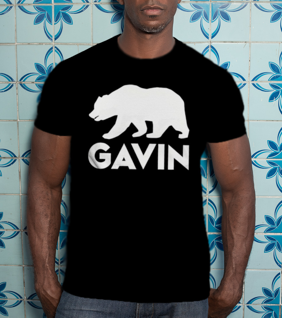 Gavin Newsom Bear California Symbol T-Shirt