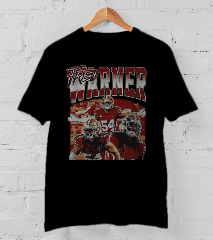 Fred Warner 54 San Francisco 49ers Football NFL Vintage 2025 T-Shirt