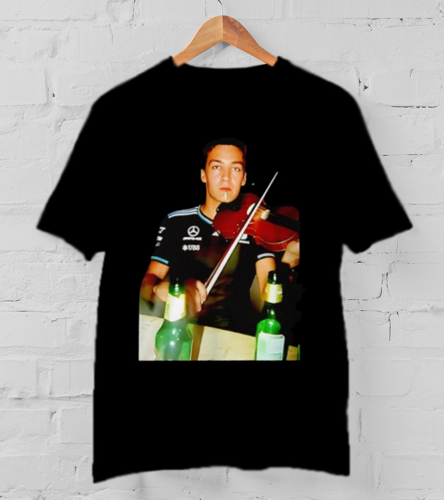 Mercedes George Russell Violin UBS Racing Team T-Shirt