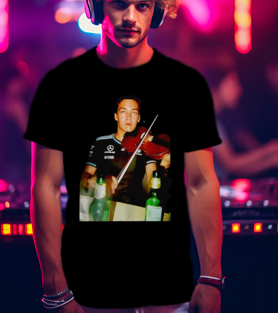 Mercedes George Russell Violin UBS Racing Team T-Shirt