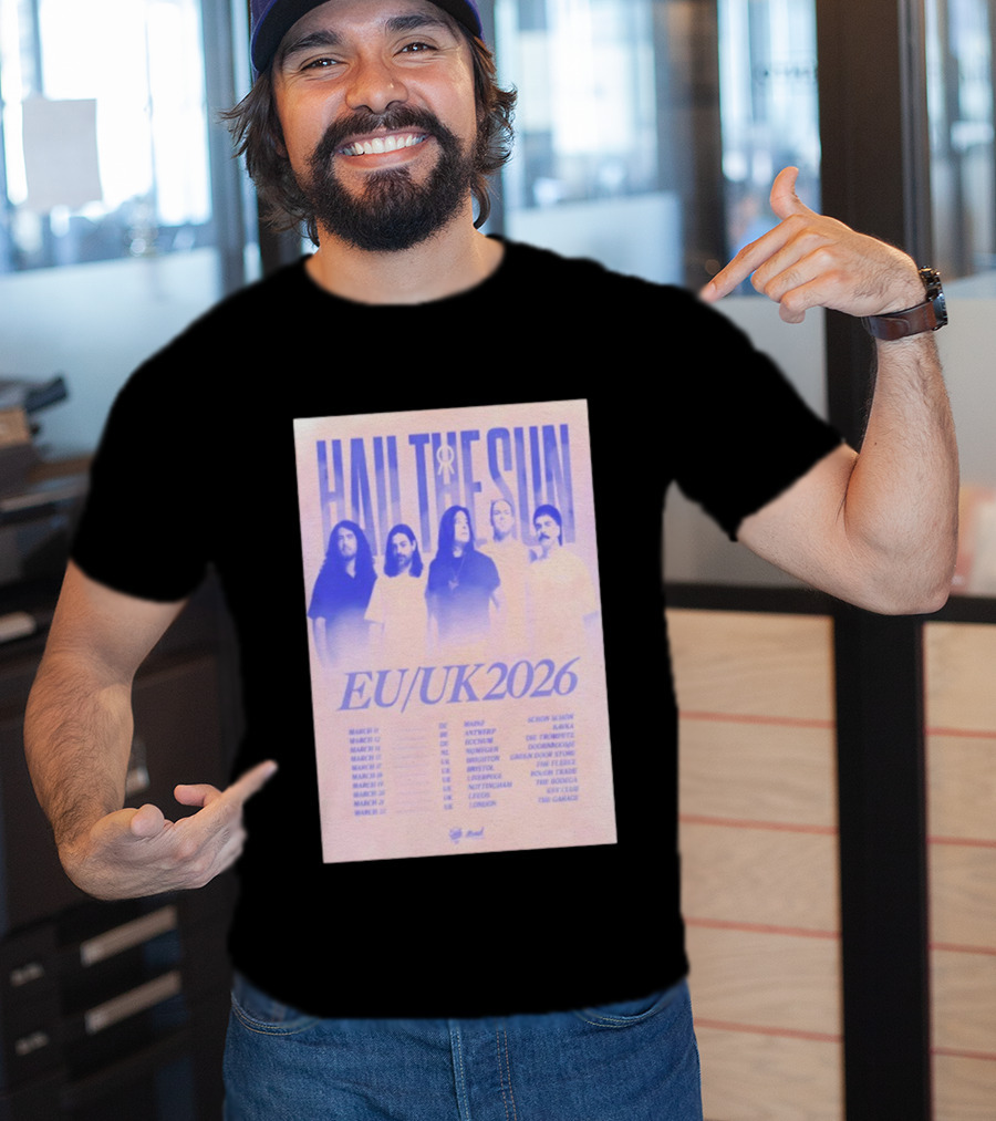 Hail The Sun EU UK 2026 Tour Dates March Concert Venues T-Shirt