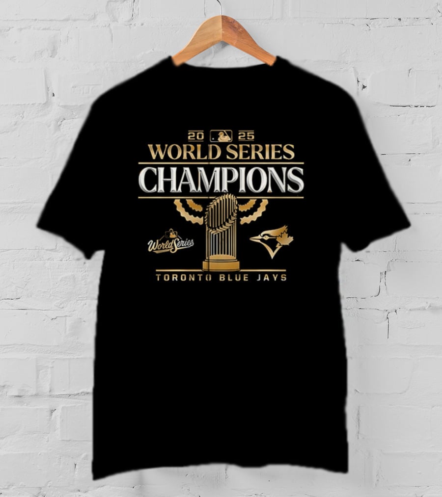 Toronto Blue Jays 1992 1993 World Series Champions Trophy Team Signature T-Shirt