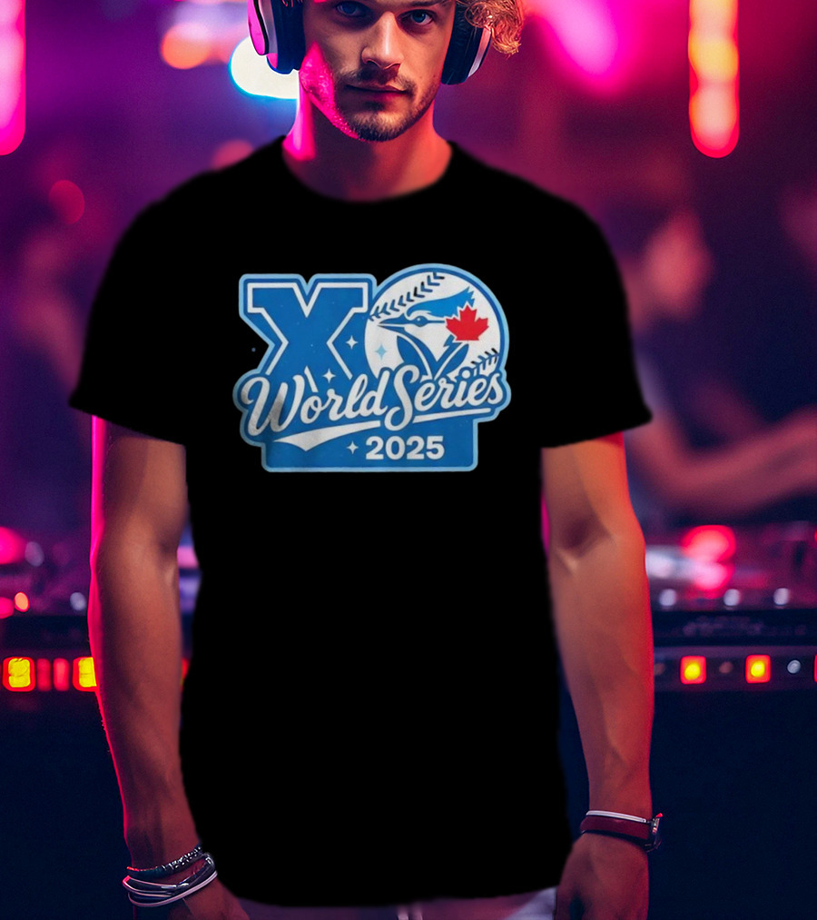 Toronto Blue Jays XO World Series 2025 Vintage Baseball Music Collab T-Shirt