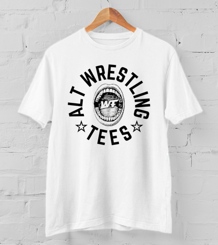 Alt Wrestling Tees Skull Judge Stars T-Shirt
