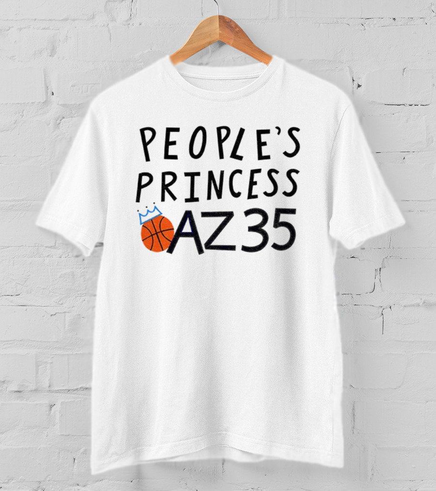 People's Princess AZ35 Crown Basketball T-Shirt