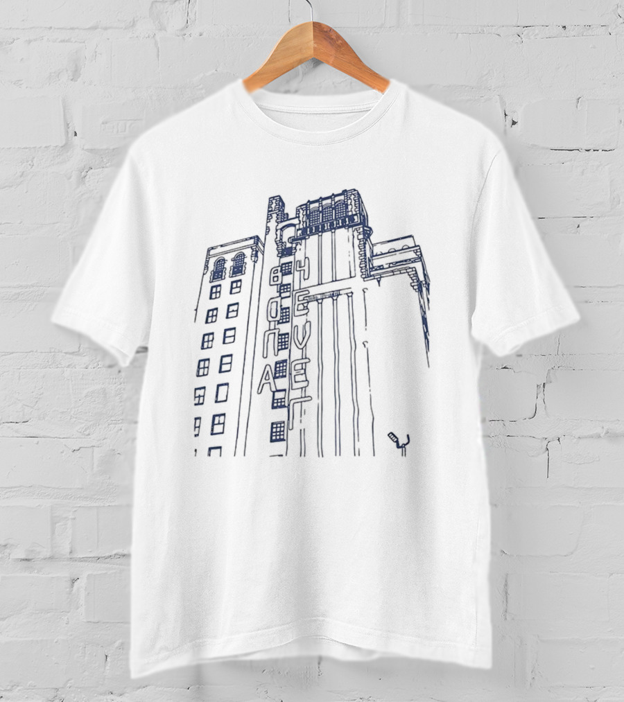 Bona 4Eva Hotel Building Neon Sign Design T-Shirt